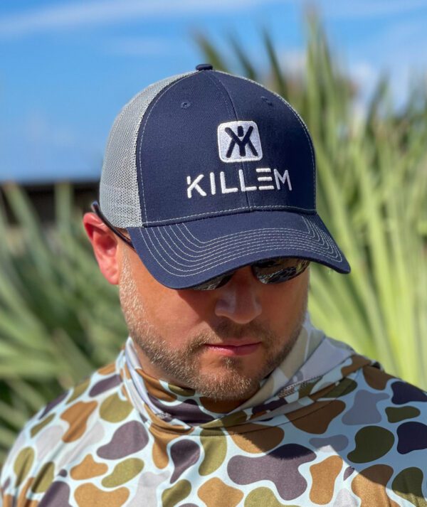 KILLEM Navy and Grey Logo Hat