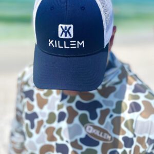 KILLEM Navy and White Logo Hat