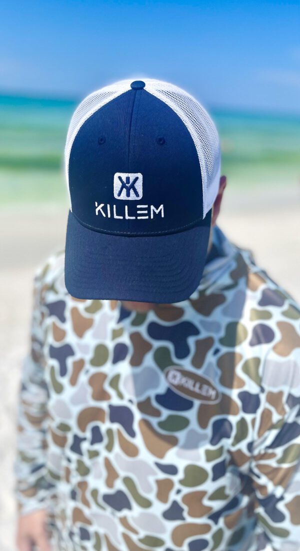 KILLEM Navy and White Logo Hat