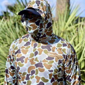 Performance hoodie with built-in mask